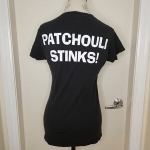 Black Vneck joke Graphic Shirt